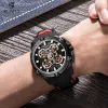 2023 ruimas luxo masculino relógios de quartzo luxo exército esportes pulso wtach homem pulseira silicone preto relógio à prova dwaterproof água 547219b267c