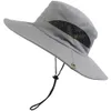 Chapeaux à bord large chapeau seau pour hommes empêchent moustique visage maille houstante chapeau d'été protection uv chapeaux de soleil extérieur pêcheur de randonnée chapeaux de randonnée 230724