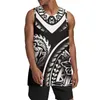 Herren-Tanktops Polynesian Tribal Tongan Totem Tattoo Tonga Prints Reversible Mesh Performance Athletic Basketball Team Uniformen