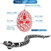 Electric/RC Animals Realistic Remote Control Snake RC Animal Scary Toy Simulated Viper Trick Terrify Mischief Toys for Halloween Children Gift 230724
