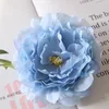 Torkade blommor 20pcslot Artificial Peony Flower Head Wedding Party Jul Decoration Diy Silk Wall Bakgrund Decor Accessories 230725