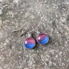 Boucles d'oreilles à tige 1 paire Bisexual Pride Flag Jewelry Bi MEDIUM SIZED Queer LGBT Gifts Mothers Day