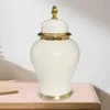 Bottiglie di stoccaggio Vaso di zenzero in ceramica cinese Artigianato Vaso di fiori Tempio per collezione di decorazioni per la camera da letto della mensola della scrivania