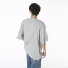 Erkekler tişörtler syuhgfa Kore tarzı moda erkek mektup baskı tişörtleri yaz gevşek gündelik kısa kollu tişört 2023 çok yönlü üstler