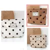 Cosmetische Tassen Gevallen Dot Vintage Tas Vrouwen Corduroy Rits Wassen Vrouwelijke Make Opslag Reizen Toiletartikelen Make Up Organizer 230725