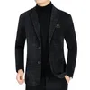 Męskie mieszanki wełniane płaszcz wełniany Mężczyzna High End Casual Handsome Jacket Autumn Woolen Woolen Short Lapel 230725