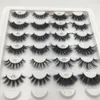 False Eyelashes Red SIREN5/10/30/50 fluffy mink fur eyelash wholesale with box soft roll natural eyelash makeup 3D mink fur bulk 230724