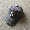 Ball Caps kanye666 Street Simple Casual S Letter Emelcodery Vintage Black Washable Hat Hat Golf Baseball Cap 230724