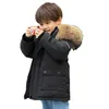 Dzieci Winter Down Jacket Boy Toddler Girl Ubranie grube ciepły płaszcz z kapturem Dzieci Parka Spring Teen Ubranie Snowsuit wierzcha