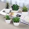 Decorative Flowers Cute Imitation Plants Magnetic Stickers Household Fridge Potted Souvenir Home Blackboard Artificial Bonsai Succulent