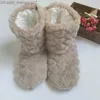 Baskets de sol d'hiver pour enfants garçons filles tuyaux chauds épais anti-dérapant intérieur coton en peluche maison plate-forme de pantoufles pour femmes bottes Z230725