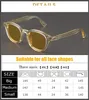 Johnny Depp Men's Lemtosh Polariserade kvinnors lyxmärke Retro Yellow Acetate Frame Night Vision Goggles 230725