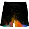 Pantalones cortos para hombre moteado Tie Dye Pattern Series Impresión 3D Traje de baño para hombre Trajes de baño Trajes de baño para la playa Pantalones de natación Trajes de baño