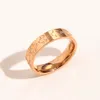 Дизайнерское подарочное кольцо Объединение любовное кольцо высококачественное кольцо из нержавеющей стали Fashion 2023 Новый ювелирный классический бренд с гербовым кольцом
