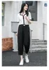 Kvinnor Pants Streetwear Ankel-längd Baggy Harem Women 2023 Summer Korean Fashion Ladies Casual byxor Femme Wholesale