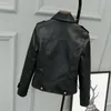 Women's Jackets Korean Version Of Slim PU Leather Jacket 2023 Spring / Autumn Winter Motorcycle Short Coat
