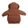 Down Jas Meisje Nepbont Mogul Donsjack Winter Tiener Jongens Witte Eendendons Waterdicht Snowsuit voor 2-14Y HKD230725