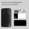 Borse da viaggio Borsa ignifuga antideflagrante impermeabile Borsa protettiva leggera e compatta Power Bank Custodia per campeggio all'aperto