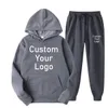 Herren-Trainingsanzüge, Herren-Damen-Trainingsanzüge, erstellen Sie Ihren Designtext, individuelles Hoodie-Set, Original-Design, bedrucktes Sweatshirt und Jogginghose, 2-teiliges Set 230724