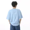 T-shirt da uomo SYUHGFA T-shirt con stampa di lettere Indossare T-shirt a maniche corte in stile coreano estivo T-shirt casual da uomo in puro cotone