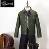 Women's Down Parkas MBBCAR 10oz handgemaakte PU gecoate twill 557III gewassen ruwe denim jas mannen waterdichte Amekaji retro slanke leger groene jas 3092 HKD230725