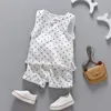 Conjuntos de ropa 1 5 años Bebés Niños Niñas Niños 2023 Ropa de verano Lino Moda casual Niños Niño 230724