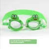 Goggles Professional Swim Goggles Girl Cartoon Cartoon Swim Стакан с ушной пробкой водонепроницаемой против тумана плавать очки для детей детских подарков HKD230725