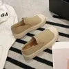 فستان Gai سميث Soled Canvas loafer لتصميم المرأة البسكويت أحذية البسكويت ألوان مطابقة الانزلاق على الشقق المتسكعون 230724