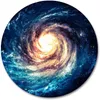 Planet Round Mouse Pad Andromeda Galaxy and Black Hole Non Slip Rubber Mousepad Mat