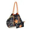 TB01 Star Printing Neoprene Tote Bag Beach Bag Women Gym Tote Pool Bag Large Travel Tote Bag For Beach 230724