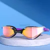 Schutzbrille, professionelle Beschichtung, beschlagfrei, wasserdicht, UV-Schutz, Silikagel, Tauchbrille, Rennbrille, Wettbewerb, Schwimmbrille, HKD230725