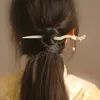 Estilo Chinês Flor Orquídea Vara de Cabelo Feminino Acetato Resina Garfo Pauzinhos Grampos de Cabelo Acessórios para Cabeça Jóias