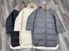 Women's Down Parkas 2022 Winter New Style Long Coat Knitted Detachable Cap Lightweight White Duck Down Jacket Women HKD230725