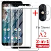 2 في 1 كاميرا ، زجاج مقسّن من أجل Xiaomi Mi A2 شاشة واقي شاشة Xiao Mi A 2 Lens Film Protection Xiomi Mia2 6x Set M1804d2sg I L230619