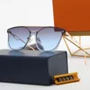 Moda óculos de sol homens mulheres designer de luxo óculos de sol clássico construído em quadro completo marca óculos de sol ao ar livre praia uv400 óculos premium com caixa original