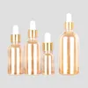 Perfume Bottle 10x15ml 20ml glass dropper bottle for E liquid dropper with straw for cosmetics perfume essential oil 100ml 50ml 30ml 10ml 230724