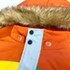 Down Coat Hiheart Kids Ski Suit Jumpsuit Snowboard Overalls Winter Warm Windproof Waterproof Ski Clothing Outdoor Sportswear Patchwork HKD230725