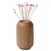 Vasi Mini vaso universale in legno Atmosfera naturale Piccolo centrotavola Accessorio per la casa portatile da tavolo in rovere bianco