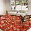 Carpet Moroccan Style Living Room Decoration Round Large Area Rugs for Bedroom Home Rocking Chair Floor Mat Washable Lounge Rug 230725