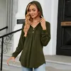 Blouses pour femmes automne décontracté chemises à manches longues femmes col en V grille Blouse solide ample à carreaux imprimé hauts travail Blusas femme Camisas E