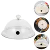 Dinnerware Sets 2 Pcs Plate Cover Cakey Dessert Dome Cake Glass Splatter Plates