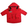 Piumino moda neonata vestiti con cappuccio bambino bambini addensare caldo cappotto lungo ragazzo inverno neve piumino HKD230725