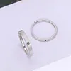 Bröllopsringar Fashion Simple Par Ring Silver Color Sun Moon Justerbara öppna smycken för kvinnor Män Trendiga årsdagar