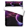 Bedding Sets 3d Pint Modern Kids Childern Milky Way Galaxy Stars Bright Starry Sky With Pillowcase For Bedclothes Duvet Cover