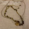 Catene Cinesi Intrecciate A Mano Collana Vintage Donne Con Senso Di Design Avanzato: Catena Del Collare Per Le Piccole Persone Da Piegare E Indossare Il Collo