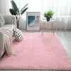 Dywany Różowy dywan dla dziewcząt kudłaty dla dzieci miękka mata dekoracja salonu nastolatka portier nordycki beżowy puszysty duże dywany R230802