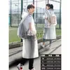 Regenmäntel Neue Mode Frauen Transparent Kunststoff Mädchen Regenmantel Reise Wasserdichte Regenbekleidung Mann Poncho Outdoor Regen Mantel Tragen Rucksack x0724