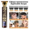 Saç düzeltici FivePears Profesyonel Saç Clipper 0mm T9 Retro Sakal düzeltici Tıraş Makinesi Erkekler/Barber's Saç Clipper 230724