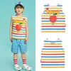 Наборы одежды Summer Bebe de Pino Детский детский костюм мальчик девочка для отдыха шорты для футболок костюма для детей с твердым цветом костюм 230725