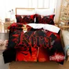 Conjunto de cama Death Note 2023 Conjunto de cama solteiro casal Queen King tamanho adulto Conjunto de capa de edredom para quarto de criança 3D Anime Conjunto de lençol L230704